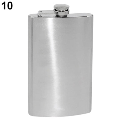 

Portable 4 5 6 7 8 10 Oz Stainless Steel Hip Liquor Whiskey Alcohol Flask Cap