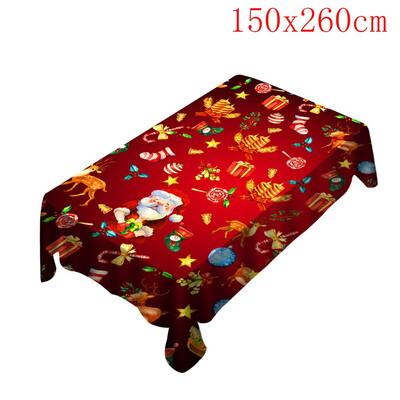 

Tailored Christmas TableclothChair Cover Digital Printing Christmas Table Decoration