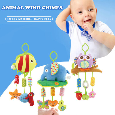 

Siaonvr Stuffed Animal Toy Wind Chime Spiral Bed Cart Accessories Children Baby Pendant