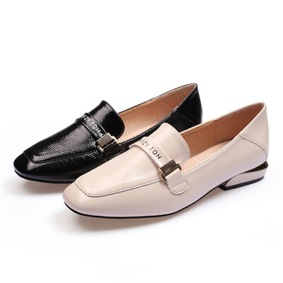 

7916-2 Korean version of the wild single shoes womens flat with fashion slim womens shoes shallo
