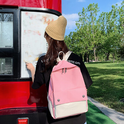 

Tailored New Fashion Women Large-capacity Campus Personality Simple Bag Travel Backpack