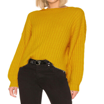 

〖Follure〗Womens Winter O Neck Long Sleeve Loose Fit Knit Sweater Tops Pullover