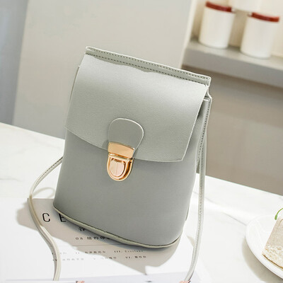 

Tailored Candy Color One Shoulder Small Backpack Messenger Bag Mobile Phone Bag Purse BK