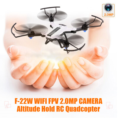 

Florld F-22W 20MP Wide Angle Camera Wifi FPV Altitude Hold Drone RC Quadcopter