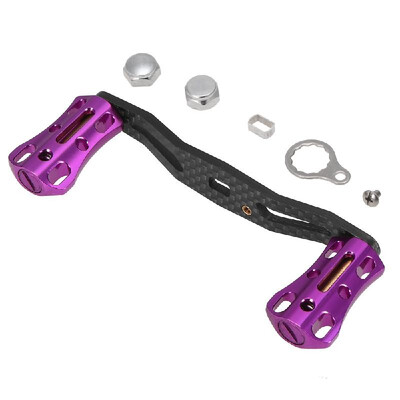 

Lixada Carbon Baitcasting Reel Rocking Handle Aluminum Alloy Handle Grips Fishing Reel Replacement Parts Fishing Accessory