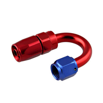 

AN10 Aluminum Swivel Hose End Fitting Adapter for Oil Fuel Line RedBlue