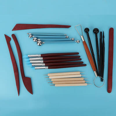 

Greensen 23pcs Art Pottery Sculpture Tools Set Clay Sculpting Carving Modeling Tool