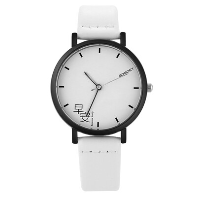 

Fashion Lovers Wrist Watch Women Watches Creative Good Night&Good Morning Womens Watch Clock relogios femininos de pulso