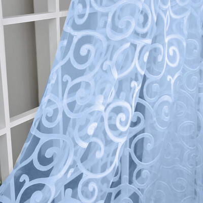 

Yarn Window Tulle Curtains Window Voile Curtains for Living Room Kitchen