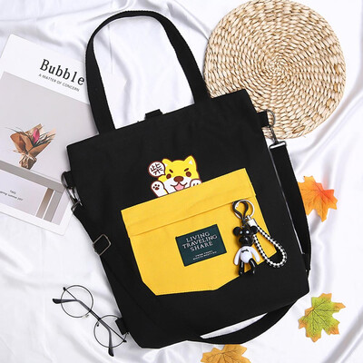 

Multi-Style Durable Sturdy Canvas Bag Girl Slant Bag Student Bag Shoulder Bag