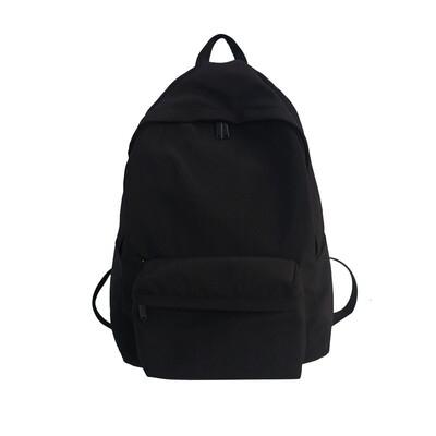 

Simple pure color schoolbag ladies shoulder bag recreational waterproof original dormitory ins bag high school students new campus