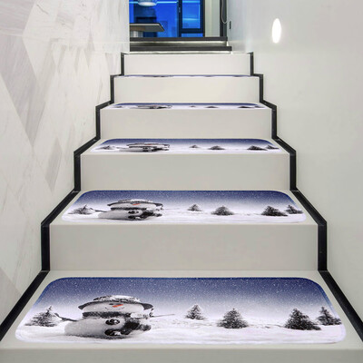 

〖Follure〗Christmas Decoration 1Set StepBasic Non-Slip Coral Fleece Resistant Carpet Stair