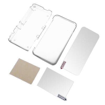 

Transparent Protective Cover Case Screen Film for Nintendo NEW 2DS