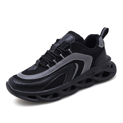 

Mens shoes night light tide shoes twisted bottom 6cm running reflective sports shoes transport