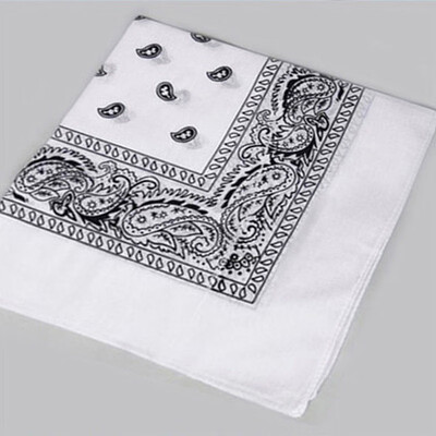 

Unisex Vintage Handkerchief Sports Print Headscarf Lace Women Men Head Wrap Neck Scarf Wristband 14 Colors