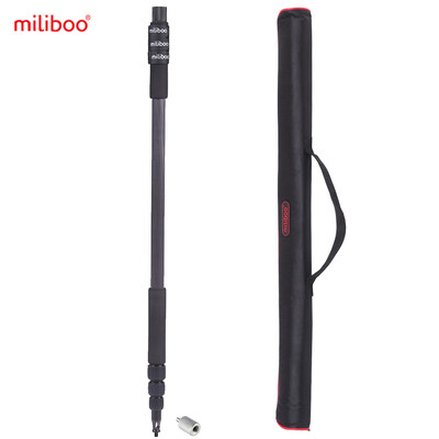 

miliboo MLZ901 Professional Portable Carbon Fiber 4-Section Microphone Pole Max Length 300cm Handheld Sound Recording Grip Support