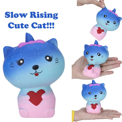

Gotoamei 1PC Cute Cat Slow Rising Collection Squeeze Stress Reliever Toy