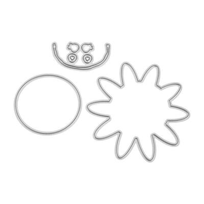

3pcs DIY Sun Cutting Dies ScrapbookingPhoto Album Embossing Metal Stencils