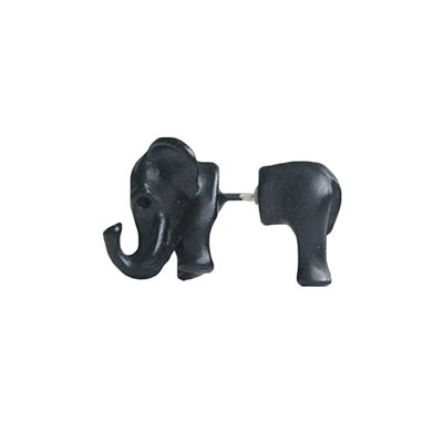 

Stylish New 1pc Elephant Earring 3D Elephant Shaped Earring Ear Stud Fashion Accessories not 1 Pair