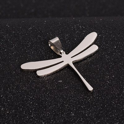 

Boy Jewelry Original Color 304 Stainless Steel Dragonfly Pendants Stainless Steel Color 32x45x15mm Hole 4x9mm