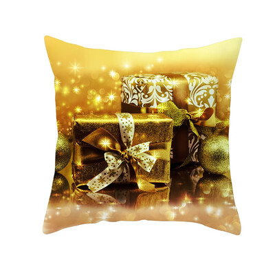 

〖Follure〗Christmas Pillow Case Glitter Polyester Sofa Throw Cushion Cover Home Decor