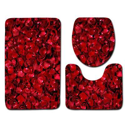 

〖Follure〗3pcs Non-Slip Bath Mat Bathroom Kitchen Carpet Doormats Decor