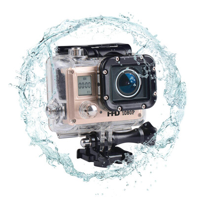 

WIFI Mini 140MP CMOS 1080P FHD DV 170 Wide Angle 30M Waterproof Sport Action Camera Camcorder Car DVR