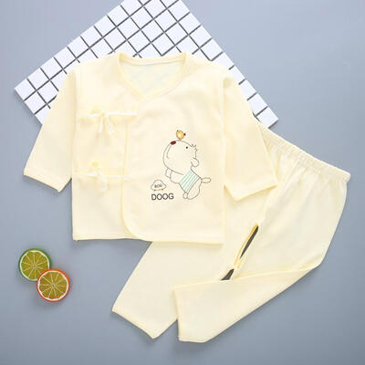 

0-3m Newborn Baby Clothing Set 2pcs Cartoon Animal Cotton Infant Underwear