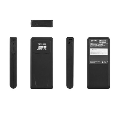 

YONGNUO YN5200 Professional Speedlite Power Bank 111V 5200mAh for YONGNUO YN560 Series YN660 Series YN565 Series YN600EX-RTII Y
