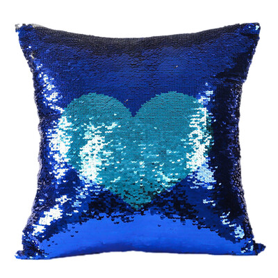 

Siaonvr Fashion Double Color Glitter Sequins Throw Pillow Case Cafe Home Decor