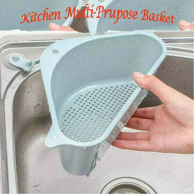 

Triangular Sink Drain Shelf Drain Rack Multifunctional Storage Holders Sucker