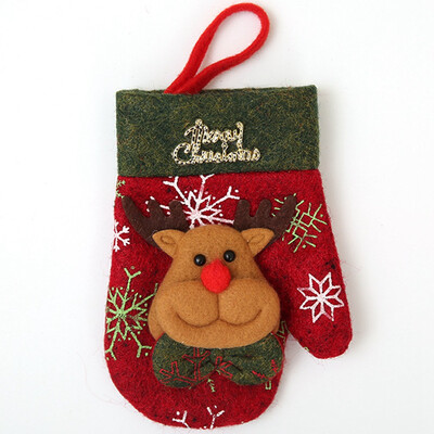 

Table Dinner Decor Cute Cutlery Suit Knifes Folks Bag Holder Pockets Xmas New Year Decor Christmas Decorations