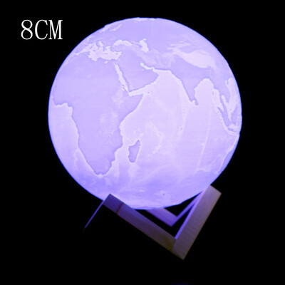 

Gobestart 3D USB Hand Shot Lights Earth Night Light LuminousTable Desk Earth Lamp Gift
