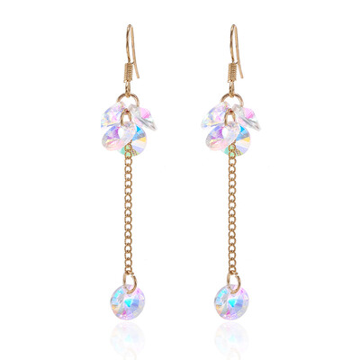 

2019 New Pearl Earrings Fashion Korea Meteorite Metal Silver Elegance Charm Cute Sequin Womens Earrings For Winter Jewelry