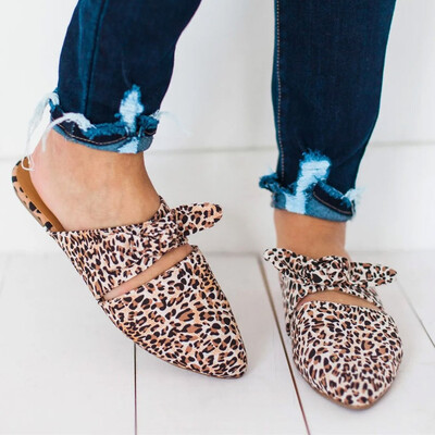 

Rose Women Summer Casual Pointed Bow Slippers Shoes Beach Slippers Sandals Shoes