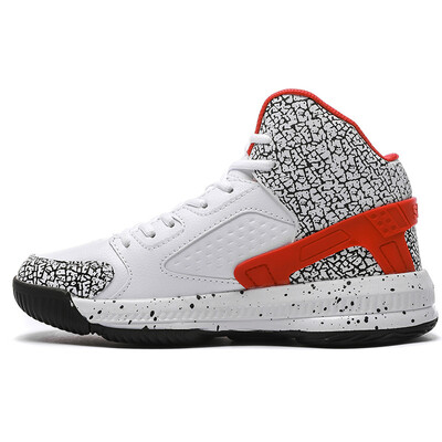 

Boys high basketball shoes mesh boy breathable cushion sports shoes