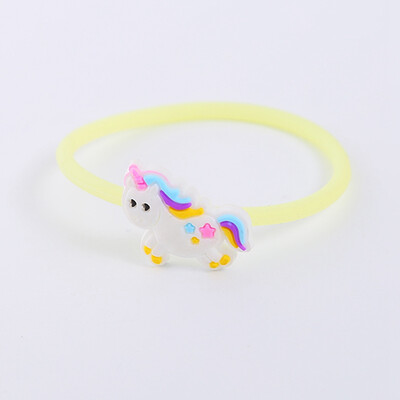 

Children Lovely Unicorn Silicone Rubber Bracelets Kids Gift Party Color