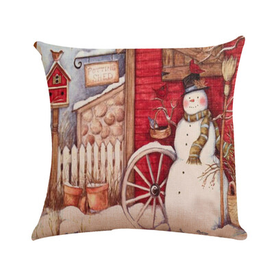 

Tailored Christmas Pillow Covers Embroidery Throw Pillow Cases for Home Car Decorative
