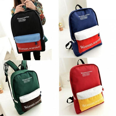 

New Women&39s Vintage Fashion Casual Canvas Backpack Rucksack School Shoulder Bag