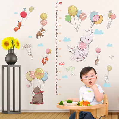 

〖Follure〗DIY Cute Balloon Animal Height Stickers Decorative Wall Stickers Personalized