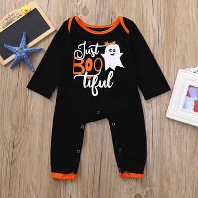 

Infant Toddler Baby Girls Boys Ghost Romper Party Halloween Clothes Jumpsuit