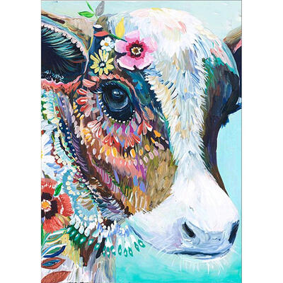 

5D DIY Full Drill Diamond Painting Flowers Cattle Cross Stitch Embroidery