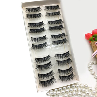 

〖Follure〗1 Box Luxury 3D False Lashes Fluffy Strip Eyelashes Long Natural Party