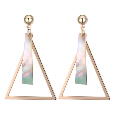 

Vintage Earrings For Women Stone Earrings Ethnic Jewelry Party Geometry Earring
