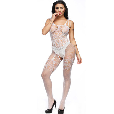 

Toponeto Women Open Crotch Bodystockings Perspective Underwear Pajama