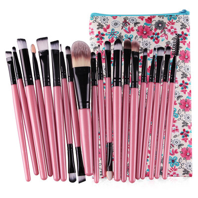 

〖Follure〗20pcsset Makeup Brush Set tools Make-up Toiletry Kit Wool Make Up Brush Set