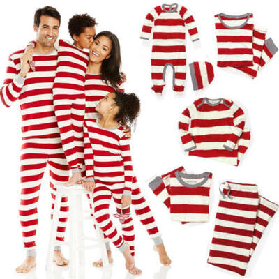 

Family Matching Christmas Kid Pajamas PJs Sets Xmas Sleepwear Nightwear