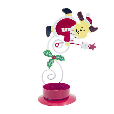 

Gobestart Christmas Decoration Candlestick Desktop Decoration Home Decor Christmas Gift