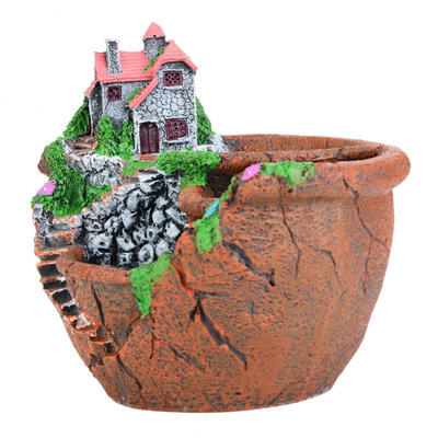 

Greensen 1 PCS Resin Succulent Plant Container Flower Pot Planter Garden
