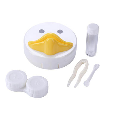 

Cute Travel Plastic Contact Lenses Box Eyes Care Kit Holder Container Gift